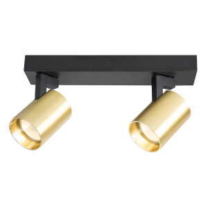 Lampa sufitowa spot VOLF ML0680 Milagro 2xGU10 Aluminium Złoty