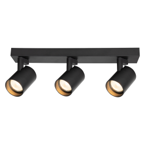 Lampa sufitowa spot VOLF ML0681 Milagro 3xGU10 Aluminium Czarny