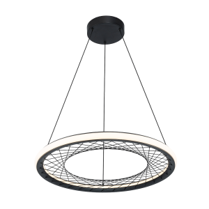 Lampa wisząca NEST ML0524 Milagro 43W LED Metal + Tworzywo Sztuczne Czarny