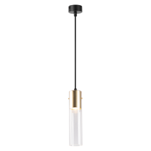 Lampa wisząca RICKY ML0845 Milagro 1xGU10 Aluminium + Tworzywo Sztuczne Złoty