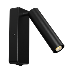 Lampa ścienna kinkiet SANTI ML1012 Milagro 1xG9 Aluminium Czarny