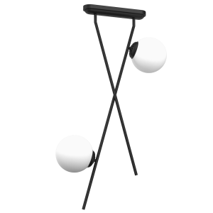 Lampa wisząca sufitowa INTER MLP0973 Milagro 2xE14 Metal + Szkło Czarny