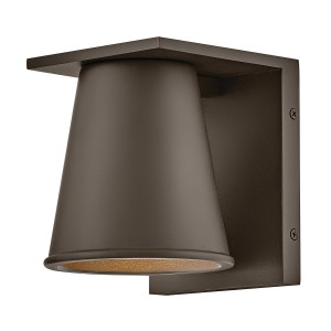 Lampa zewnętrzna Latarnia naścienna Hans HK-HANS-S-ABZ Elstead Lighting 1xGU10 8W Kompozyt odporny na warunki atmosferyczne, szkło Brązowy
