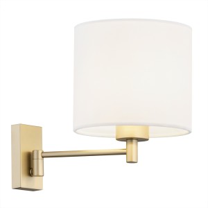 Kinkiet Dolce 8370 Argon 1xE27 15W Stal Lakierowana, Biały