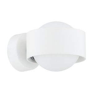 Kinkiet Massimo Plus 8057 Argon 1xG9 6WLED Szkło/ Stal Lakierowana, Opal Mat/ Biały