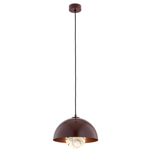 Lampa Wisząca Piava 8444 Argon 1xE14 7W Szkło/ Stal Lakierowana, Marmurkowy