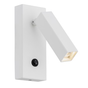 Kinkiet Rock 4730 Argon 1xG9 6WLED Stal Lakierowana, Biały
