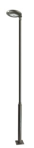 Latarnia ogrodowa Tytan II TN-4100 SU-MA LED 50 W, 230 V Ciemny popiel