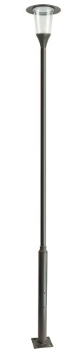 Latarnia ogrodowa Metis MTS-ME27-H4400 SU-MA E27 max 100W, 230 V Ciemny popiel