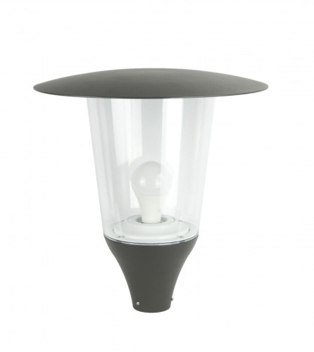 Głowica lampy masztowej Metis MTS-HEAD SU-MA E27 max 100W, 230W Ciemny popiel