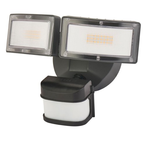 Kinkiet zewnętrzny Duo 6556-PIR SU-MA 56 x SMD LED, 36 W, 230 V Czarny