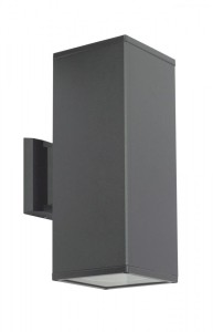 Kinkiet zewnętrzny Adela 8001 DG SU-MA E27, 2 x 60 W, 230 V Ciemny popiel