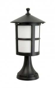 Lampa zewnętrzna latarnia stojąca CORDOBA II K 4011/1/TD SU-MA E27, 1 x 60 W, 230 V Czarny, patyna