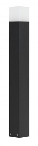 Lampa stojąca słupek ogrodowy Cube CB-830 BL SU-MA E27, 1 x max 20 W, 230V Czarny