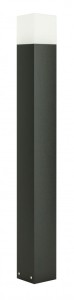 Lampa stojąca słupek ogrodowy Cube Max CB-MAX 1000 BL SU-MA E27, 1 x max 20 W, 230V Czarny