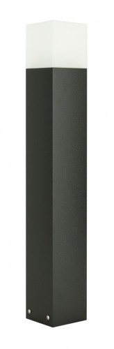 Lampa stojąca słupek ogrodowy Cube Max CB-MAX 700 BL SU-MA E27, 1 x max 20 W, 230V Czarny