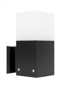 Lampa elewacyjna kinkiet Cube Max CB-MAX K BL SU-MA E27, 1 x max 20 W, 230V Czarny