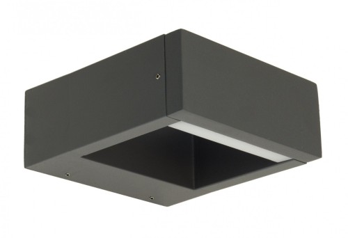 Lampa elewacyjna kinkiet Form YB19504 SU-MA LED 7 W, 230 V Ciemny popiel