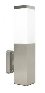 Lampa elewacyjna kinkiet Inox Kwadratowa SS802-A SU-MA E27, 1 x 40 W, 230 V
