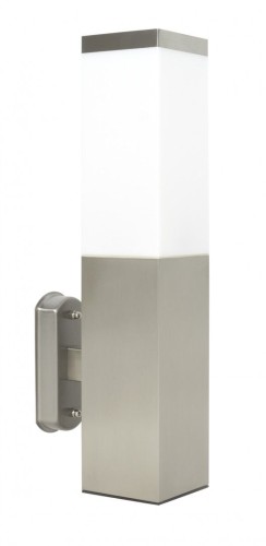 Lampa elewacyjna kinkiet Inox Kwadratowa SS802-A SU-MA E27, 1 x 40 W, 230 V