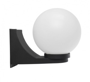 Lampa ogrodowa kula KULE CLASSIC II K 3012/1/KF SU-MA E27, 1 x 60 W, 230 V Czarny