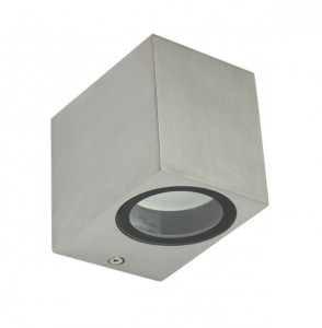 Lampa elewacyjna kinkiet Mini 5001 BR SU-MA GU10 1 x max 35 W, 230 V Szczotkowane aluminium