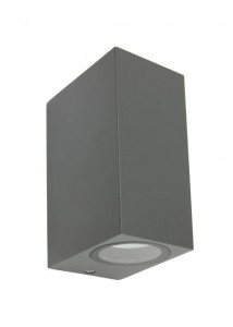 Lampa elewacyjna kinkiet Mini 5002 DG SU-MA GU10, 2 x max 35 W, 230 V Ciemny popiel