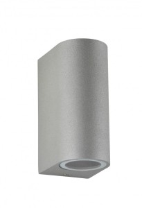 Lampa elewacyjna kinkiet Mini 6002 AL SU-MA GU10, 2 x max 35 W, 230 V Srebrny