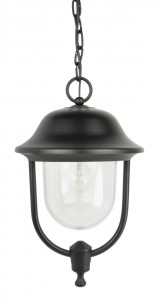 Lampa zewnętrzna latarnia wisząca Prince K 1018/1/O SU-MA E27, 1 x 60 W, 230 V Czarny, patyna