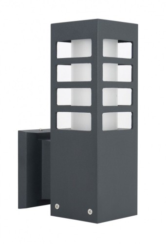 Lampa elewacyjna kinkiet RADO III K DG SU-MA E27, 1 x 18 W, 230 V Ciemny popiel