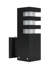 Lampa elewacyjna kinkiet RADO K BL SU-MA E27, 1 x 18 W, 230 V Czarny