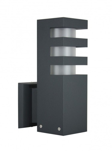 Lampa elewacyjna kinkiet RADO K DG SU-MA E27, 1 x 18 W, 230 V Ciemny popiel