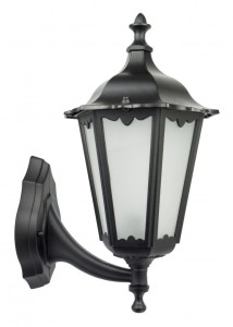 Lampa elewacyjna kinkiet Retro Classic K 3012/1/D g SU-MA E27, 1 x 60 W, 230 V Czarny, patyna