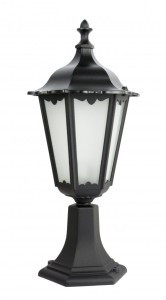Lampa stojąca latarnia Retro Classic K 4011/1 SU-MA E27, 1 x 60 W, 230 V Czarny, patyna