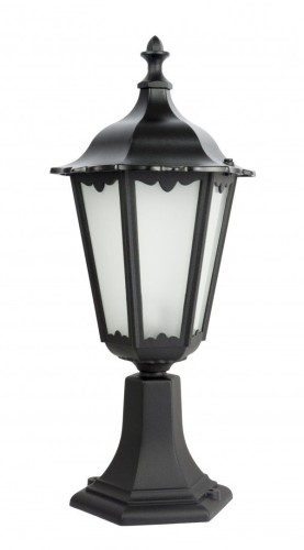 Lampa stojąca latarnia Retro Classic K 4011/1 SU-MA E27, 1 x 60 W, 230 V Czarny, patyna