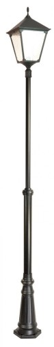 Lampa stojąca latarnia Retro Kwadratowe OGMWN 1 BD KW SU-MA E27, 1 x 100 W, 230 V Czarny, patyna