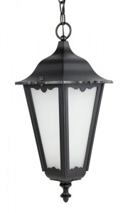 Lampa zewnętrzna latarnia wisząca Retro Maxi K 1018/1/BD SU-MA E27, 1 x 100 W, 230 V Czarny, patyna