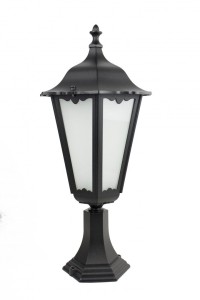 Lampa stojąca latarnia Retro Maxi K 4011/1 BD SU-MA E27, 1 x 100 W, 230 V Czarny, patyna