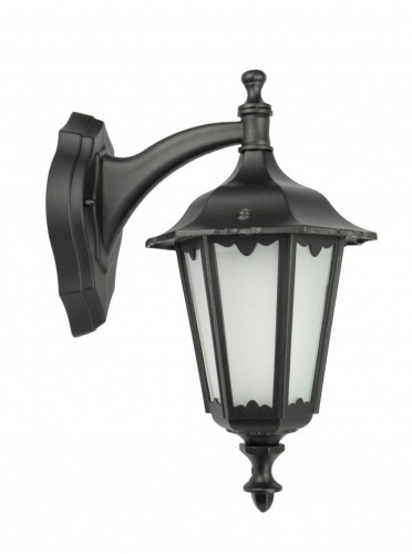 Lampa elewacyjna kinkiet Retro Midi K 3012/1/M SU-MA E27, 1 x 60 W, 230 V Czarny, patyna