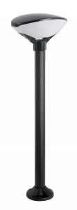 Lampa stojąca latarnia TEO 2 SU-MA E27, 1 x 60 W, 230V Czarny, antracyt
