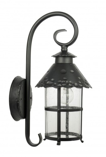 Lampa elewacyjna kinkiet Toledo K 3012/1/R SU-MA E27, 1 x 60 W, 230 V Czarny, patyna