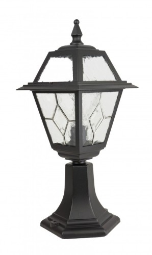 Lampa stojąca latarnia Witraż K 4011/1/N SU-MA E27, 1 x 60 W, 230 V Czarny, patyna
