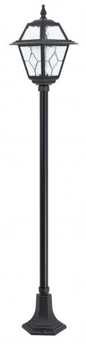 Lampa stojąca latarnia Witraż K 5002/1 N SU-MA E27, 1 x 60 W, 230 V Czarny, patyna