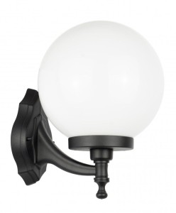 Lampa ogrodowa kula KULE CLASSIC K 3012/1/K 250 SU-MA E27, 1 x 60 W, 230 V Czarny, patyna