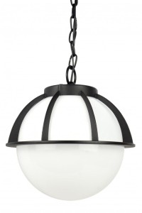 Lampa ogrodowa kula Kule z koszykiem 250 K 1018/1/KPO 250 SU-MA E27, 1 x 60 W, 230 V Czarny, patyna