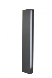 Słupek ogrodowy lampa stojąca Linea 16702-600 SU-MA 2 x 120 szt. LED, 17 W, 230 V Ciemny popiel