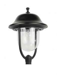 Głowica lampy masztowej Prince K 1018 O SU-MA E27, 1 x 60 W, 230 V Czarny, patyna