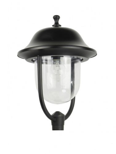 Głowica lampy masztowej Prince K 1018 O SU-MA E27, 1 x 60 W, 230 V Czarny, patyna