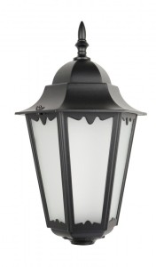 Głowica lampy masztowej latarnia Retro Classic II K 1018 H SU-MA E27, 1 x 60 W, 230 V Czarny, patyna