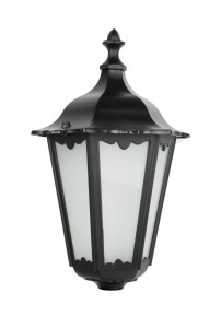 Głowica lampy masztowej latarnia Retro Classic K 1018 SU-MA E27, 1 x 60 W, 230 V Czarny, patyna